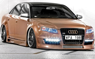 Brown car parking lot white - sign free wallpaper