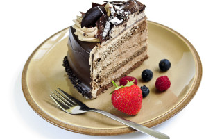 Cake plate berries fork pastel - a plate free wallpaper