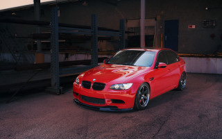 Red car building parking meter - daren bader free wallpaper