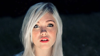White hair freckled portrait looking - claire falkenstein free wallpaper