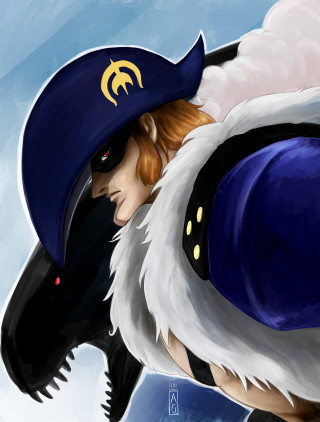 Cartoon character hat bird shoulder - cobra free wallpaper for mobile