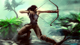 Man archer forest bow arrow - ada gladys killins free wallpaper for desktop