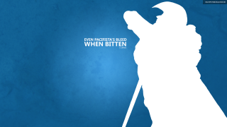 White suit man golf club - a minimalist painting free wallpaper for desktop