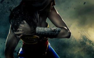 Feminist armor woman sky lightning - cloud and lightnings free wallpaper