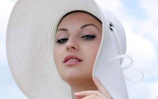 White hat white dress anna - a white hat free wallpaper