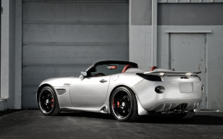 White sports car garage digital - adam szentpétery free wallpaper