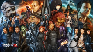 Mass effect group poster armor - mass effect free wallpaper for desktop