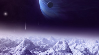 Distant planet star background matte - a distant star in the background free wallpaper