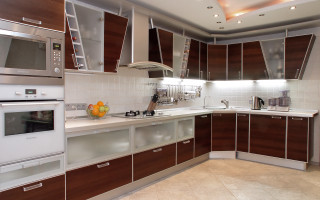 Kitchen sink oven microwave dishwasher - a sink free wallpaper