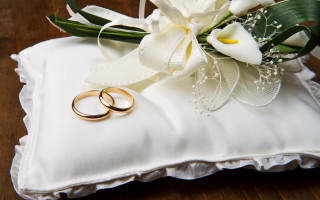 Wedding rings pillow flower bouquet - bracha l. ettinger free wallpaper