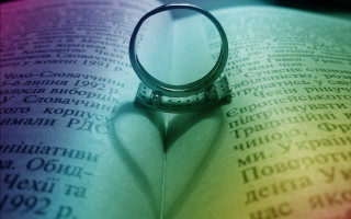 Ring shadow book rainbow light - free hearts wallpaper