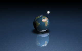 Blue white ball lightbulb earth 2 - ball free wallpaper