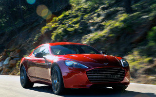 Red car mountain road sunflare - ahmed yacoubi free wallpaper for desktop