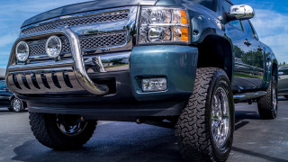 Large truck parking lot clouds - eric dinyer free wallpaper for desktop