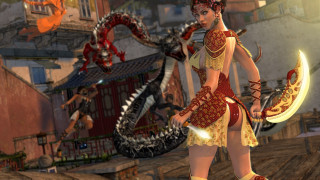 Woman dragon building fire hydrant - aleksi briclot free wallpaper