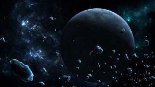 Space astronaut moon stars galaxy 3 - free space wallpaper for desktop