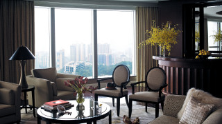 Luxury livingroom cityview artsandcrafts digital - luxury free wallpaper