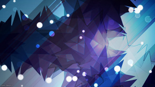 Blue abstract white circles lines - a blue abstract background free wallpaper