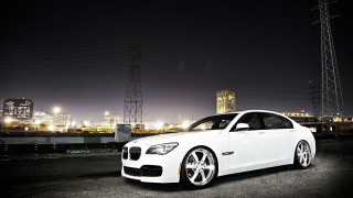 White car city skyline night 6 - the building free wallpaper for desktop