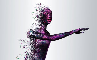 Purple paint woman neo figurative - carne griffiths free wallpaper for desktop