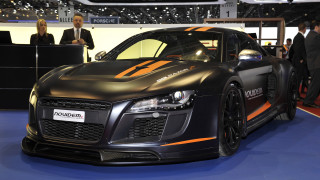 Black sports car orange stripes - orange stripe free wallpaper