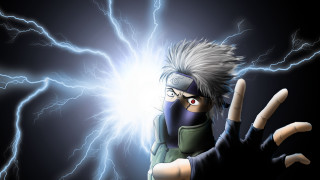 Lightning shock manga kakashi energy - a mask free wallpaper