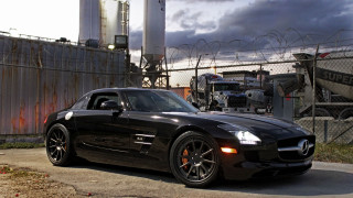 Black sports car fence truck - the fence free wallpaper for desktop