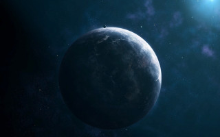 Blue planet star light space 3 - a blue planet free wallpaper