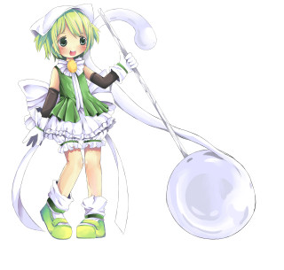 Cartoon character wand liquid ball - net art free wallpaper for tablet