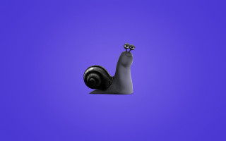 Snail black shell purple shadow - a snail free wallpaper for desktop
