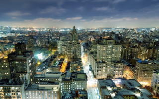Cityscape night tokyo skyscrapers bridge - free city wallpaper for desktop