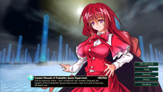 Woman red dress city night 2 - a red cape free wallpaper