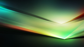 Colorful abstract diagonal green 3d - green center free wallpaper for desktop