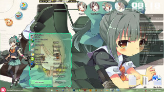 Desktop anime character girl dress - a desktop computer screen free wallpaper