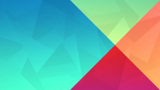 Colorful triangle pattern superflat android - android free wallpaper for desktop