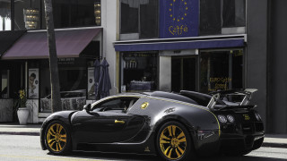 Black yellow buggy roadside purple - the side of the road in front free wallpaper