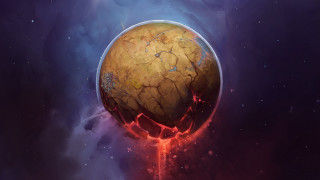 Strange object space red light - strange free wallpaper for desktop