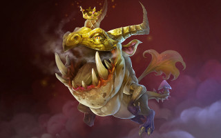 Dragon crown flying cloud smoke - a crown free wallpaper