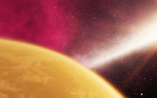 Distant object sky bright star - a bright star in the background free wallpaper