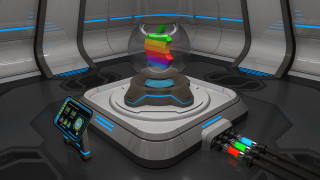 Futuristic room colorful object remote - a remote control free wallpaper