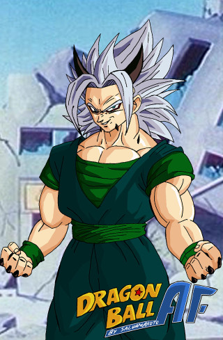 Cartoon character dragon ball logo - a green dress free wallpaper for mobile