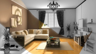 Living room modern european ink 3 - evariste vital luminai free wallpaper
