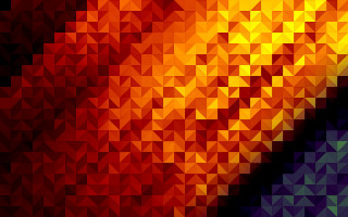 Colorful triangles rainbow geometric abstract - low free wallpaper for desktop