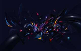 Colorful abstract androidjones multicolored longhair - an abstract painting free wallpaper