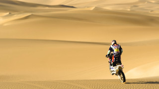 Desert motorcycle sand dunes poster - antoni pitxot free wallpaper