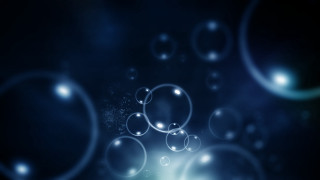 Blue bubbles moonlight holography microscopic - bubble free wallpaper for desktop