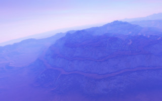 Mountain river plane synchromism matte - a view of a mountain free wallpaper