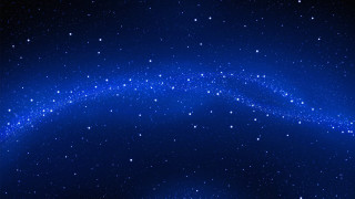 Blue stars lightning aurora space - the center of the image free wallpaper