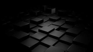 Black white cubes square dark - beeple free wallpaper