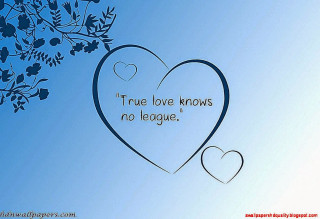 True love knows no league - true free wallpaper for desktop